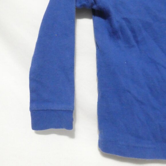 BABY GAP - size 2T | Blue Long Sleeve Shirt | Excavator Print Front and Sleeve - Picture 12 of 14